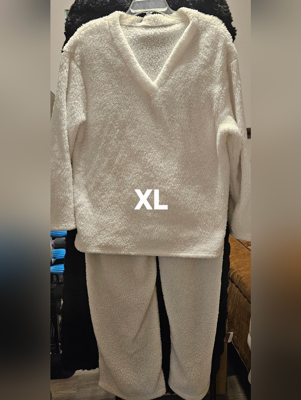 Cozy Cream Sherpa Loungewear Set